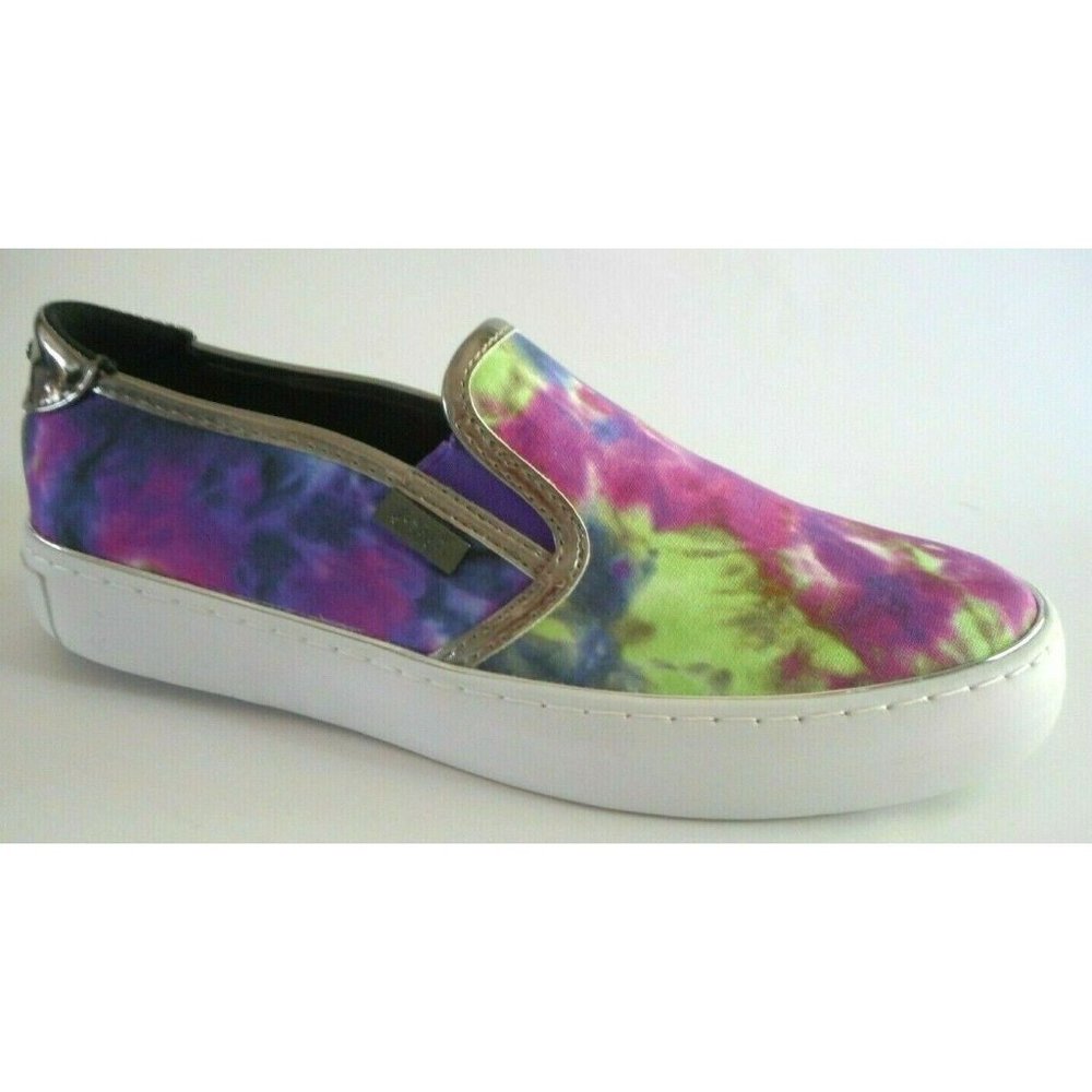 NEW GBG LOS ANGELES By GUESS Canvas Tie Dye Skate Sneaker Shoes